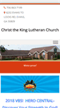 Mobile Screenshot of christthekingevans.org